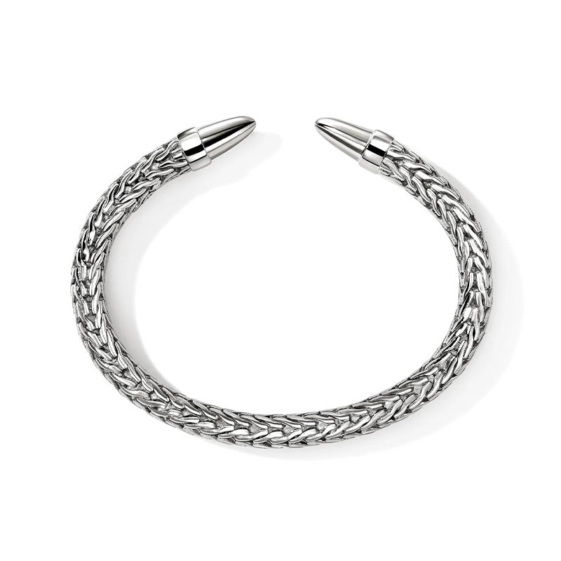 John Hardy 50th Anniversary Spear Sterling Silver Flex Cuff