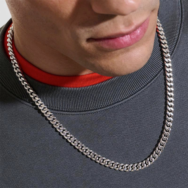 John Hardy 7mm Sterling Silver Curb Link Chain