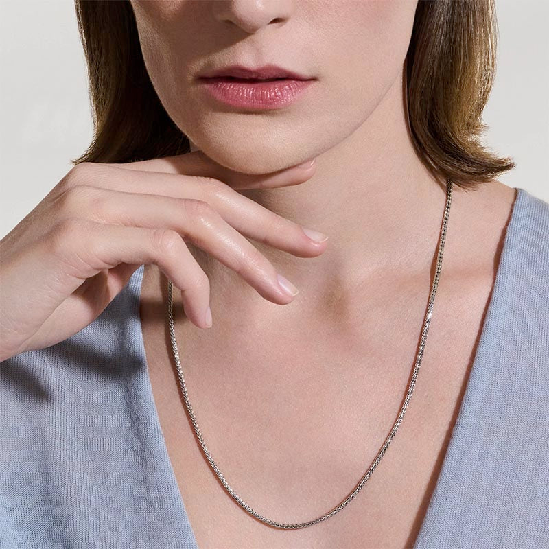 John Hardy 2.5mm Sterling Silver Icon Mini Chain