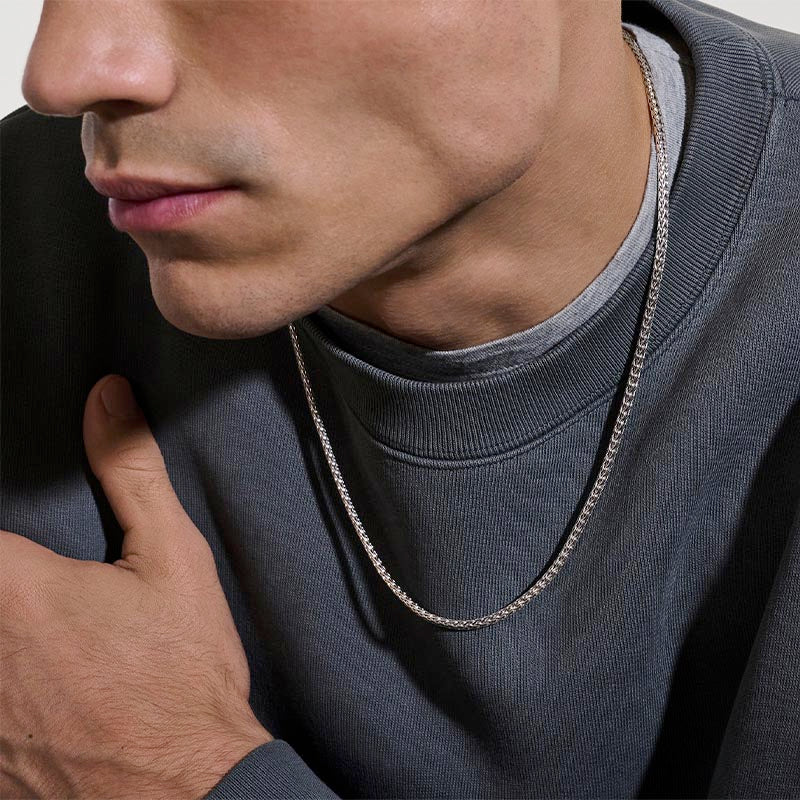 John Hardy 3.5mm Sterling Silver Icon Mini Chain