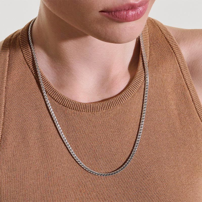John Hardy 3.5mm Sterling Silver Icon Mini Chain