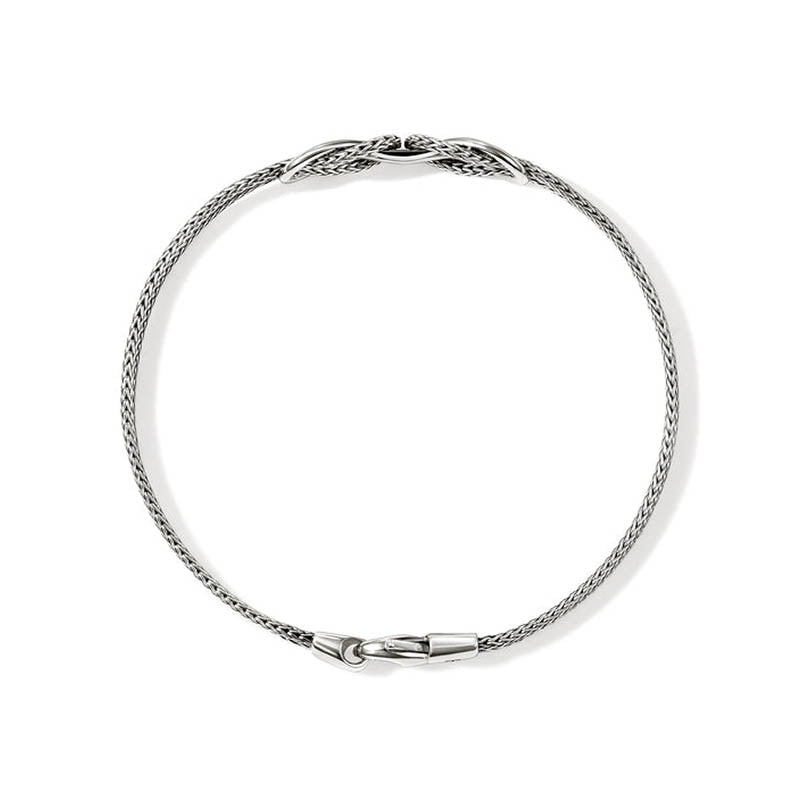 John Hardy Sterling Silver 3.6mm Infinite Love Knot Bracelet