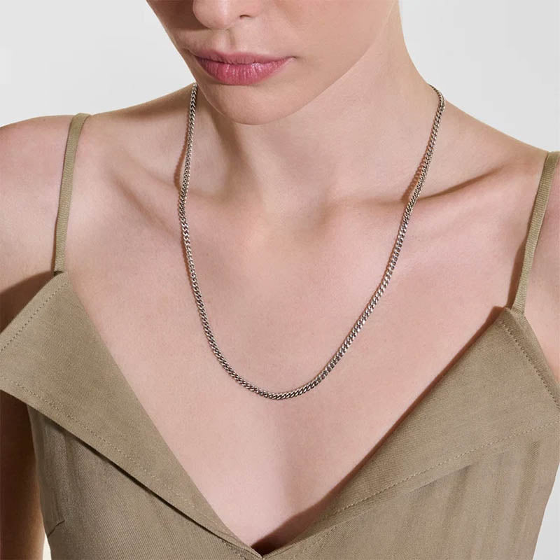 John Hardy Sterling Silver Infinite Love Knot Station Necklace