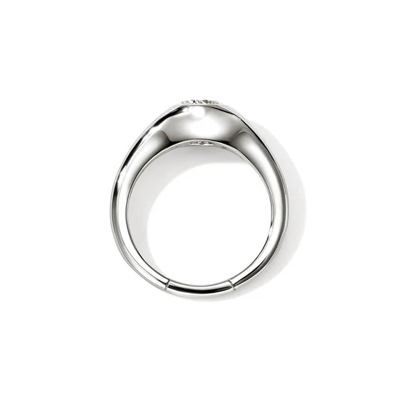 John Hardy Sterling Silver Lovestruck Diamond Ring