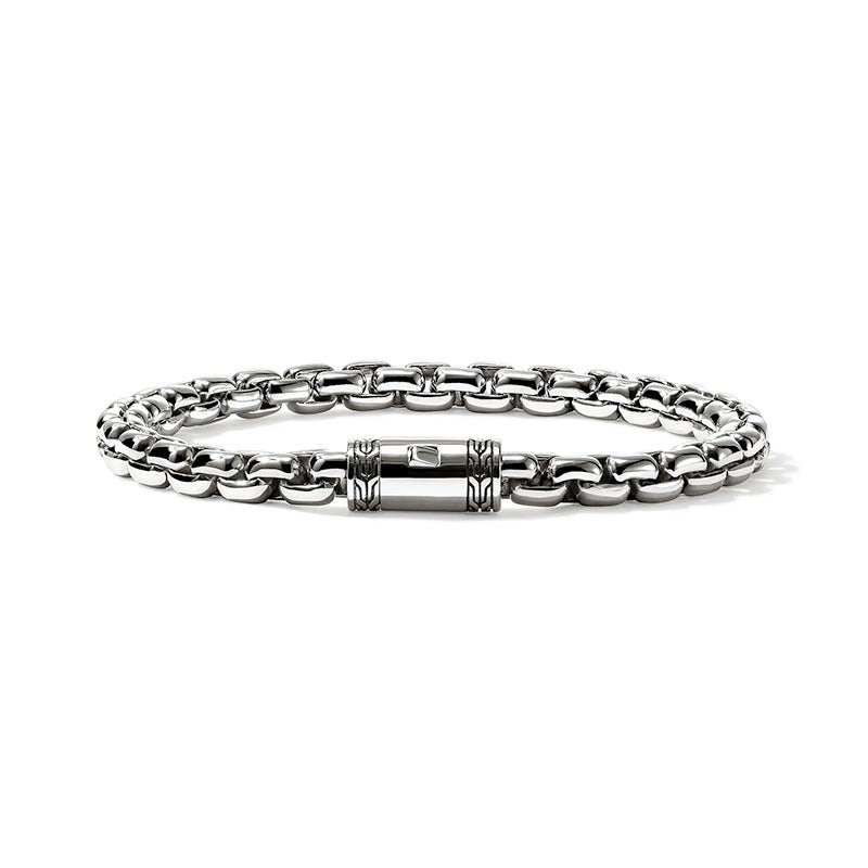 John Hardy 6mm Sterling Silver Box Chain Bracelet
