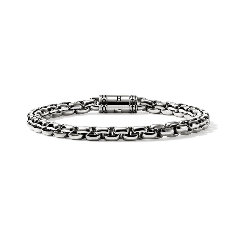 John Hardy 6mm Sterling Silver Box Chain Bracelet
