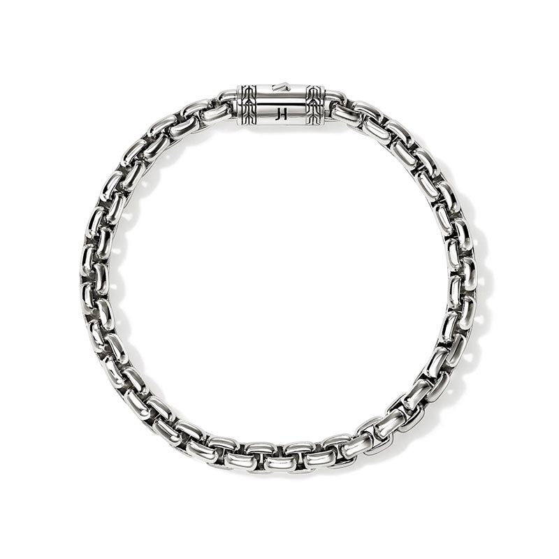 John Hardy 6mm Sterling Silver Box Chain Bracelet