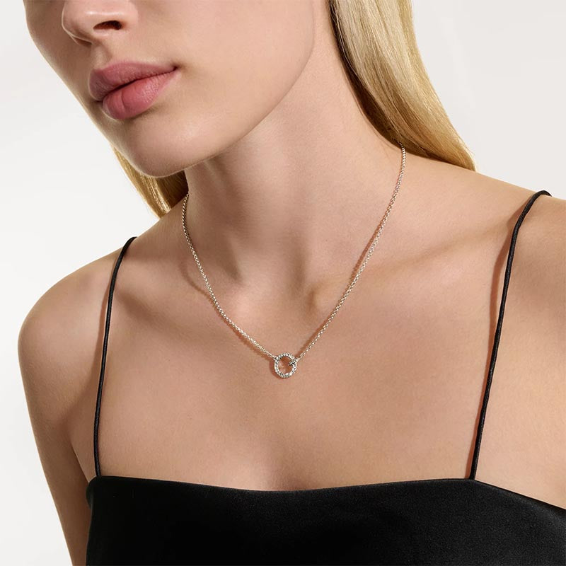 John Hardy Sterling Silver Essentials Pavé Diamond Necklace