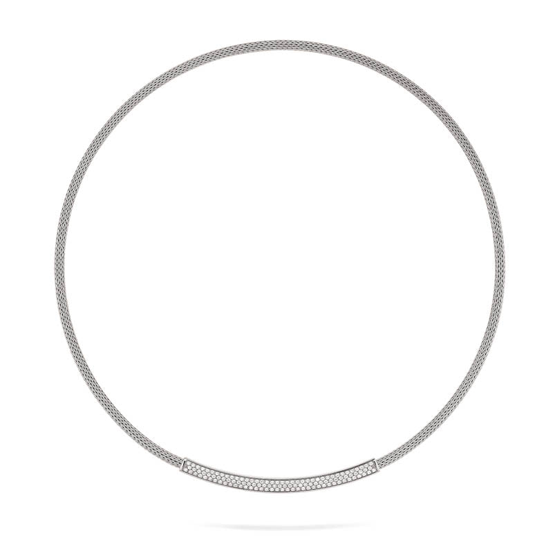 Jörg Heinz White Gold & Diamond Infinity Necklace