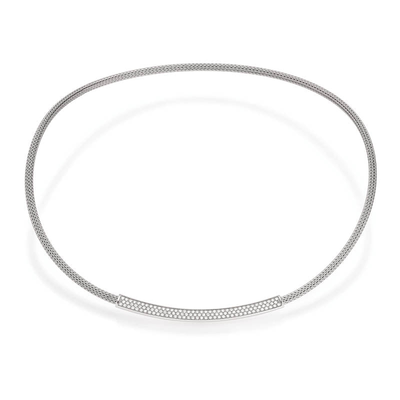 Jörg Heinz White Gold & Diamond Infinity Necklace