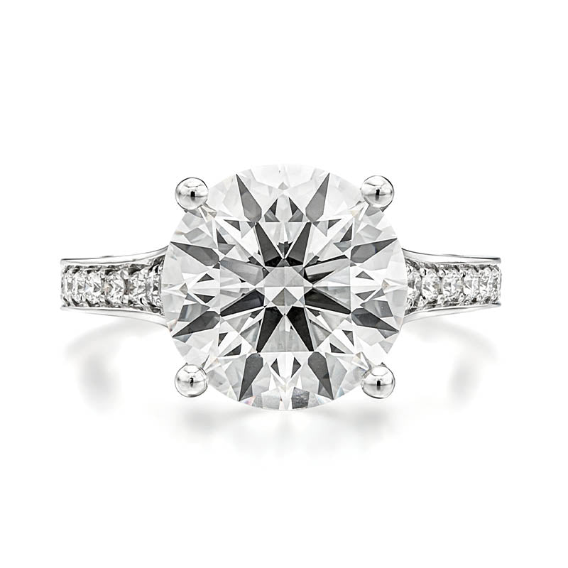 KNAR Signature 5.17ct Round Diamond Engagement Ring