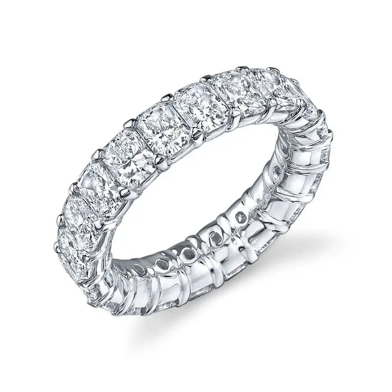 KSC00103 Knar Signature Collection Cushion Cut Diamond Eternity Ring 1