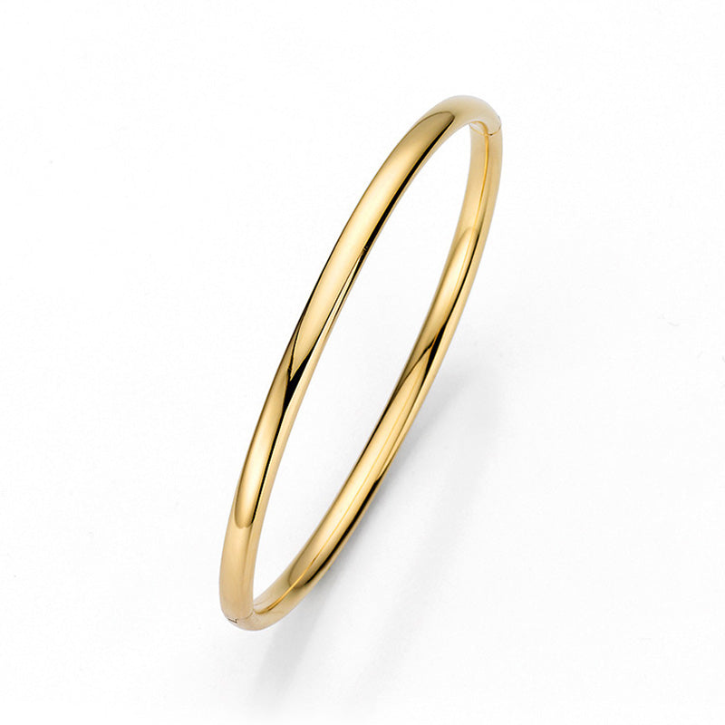 Knar Signature 2.8mm Yellow Gold Bangle