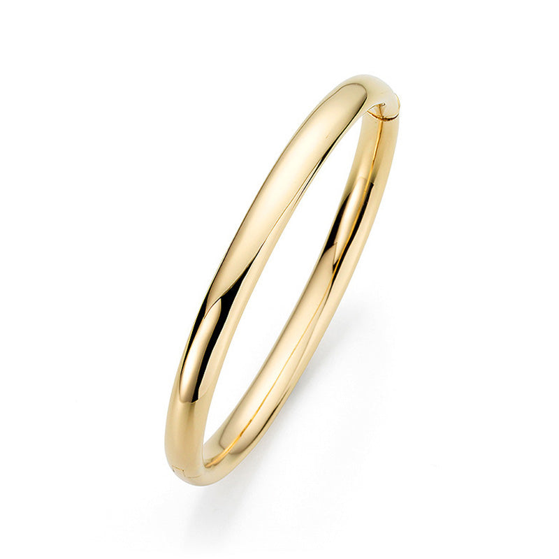 Knar Signature 3.6mm Yellow Gold Bangle