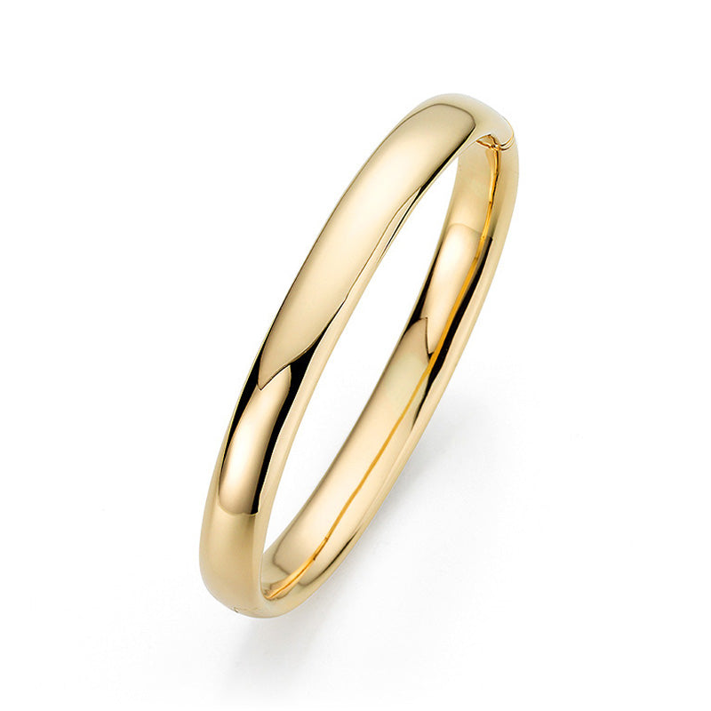 Knar Signature 4.3mm Yellow Gold Bangle
