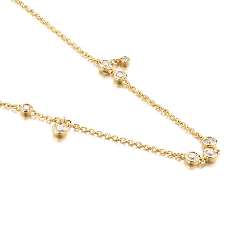 Knar Signature Yellow Gold Diamond Necklace
