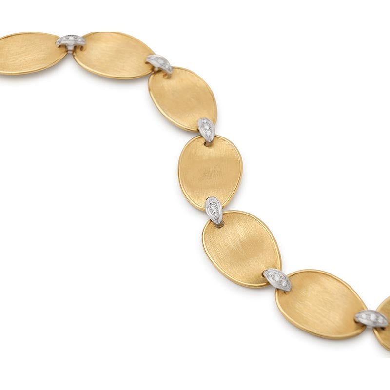 Marco Bicego Lunaria Yellow Gold & Diamond Bracelet