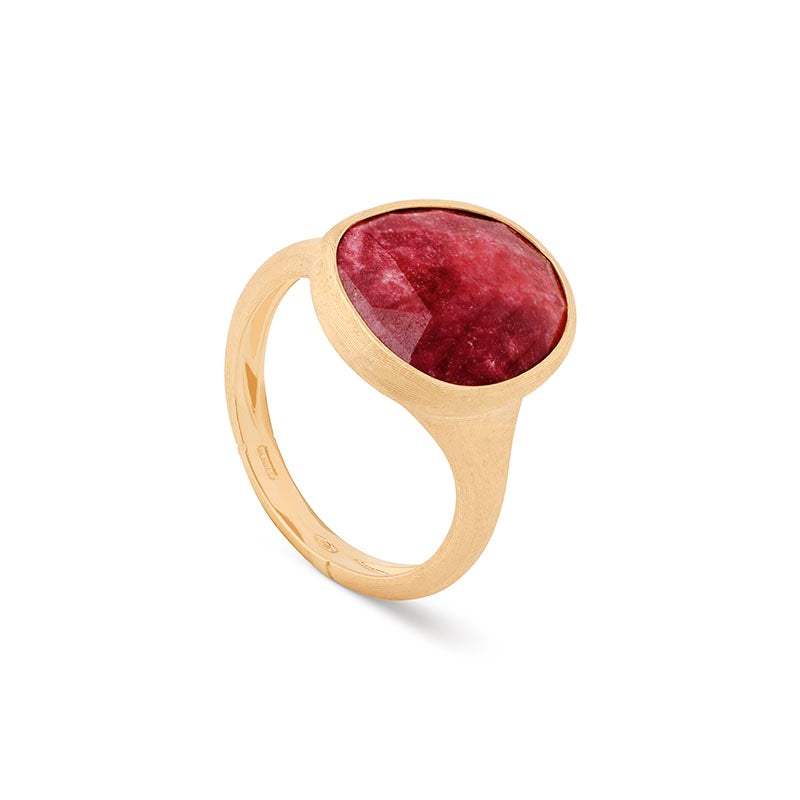 Marco Bicego Lunaria Colour Yellow Gold Thulite Ring
