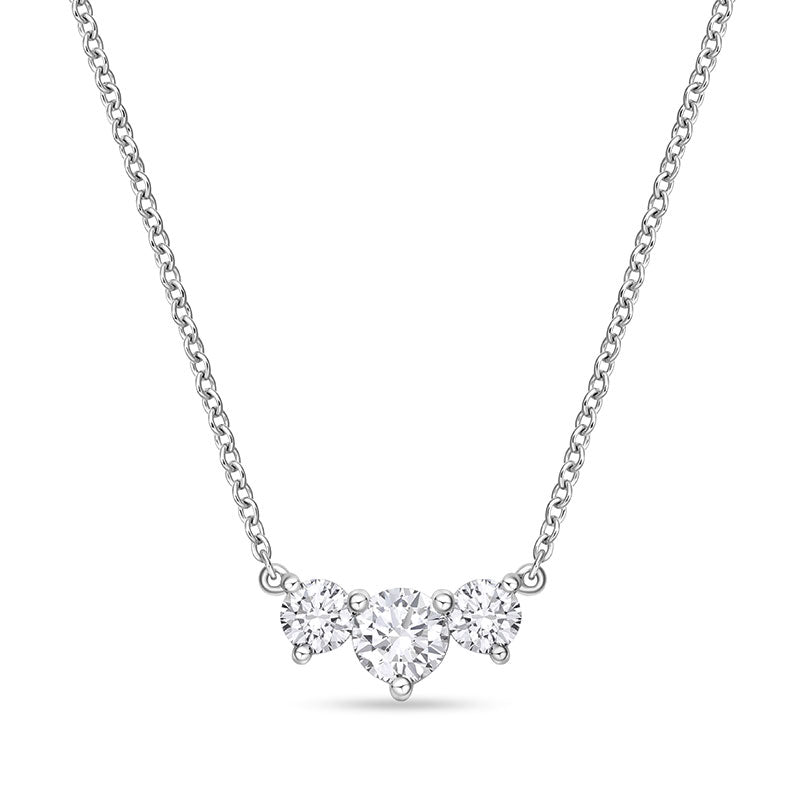 Mémoire Trinity White Gold Diamond Necklace