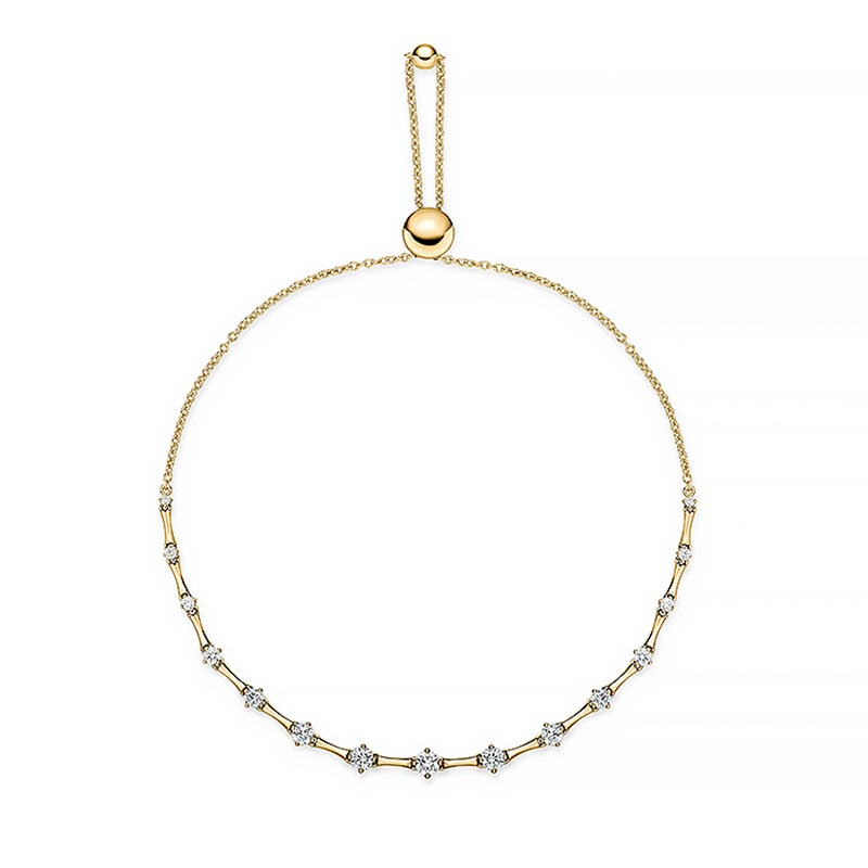Mémoire Cadence Bolo Yellow Gold Diamond Bracelet