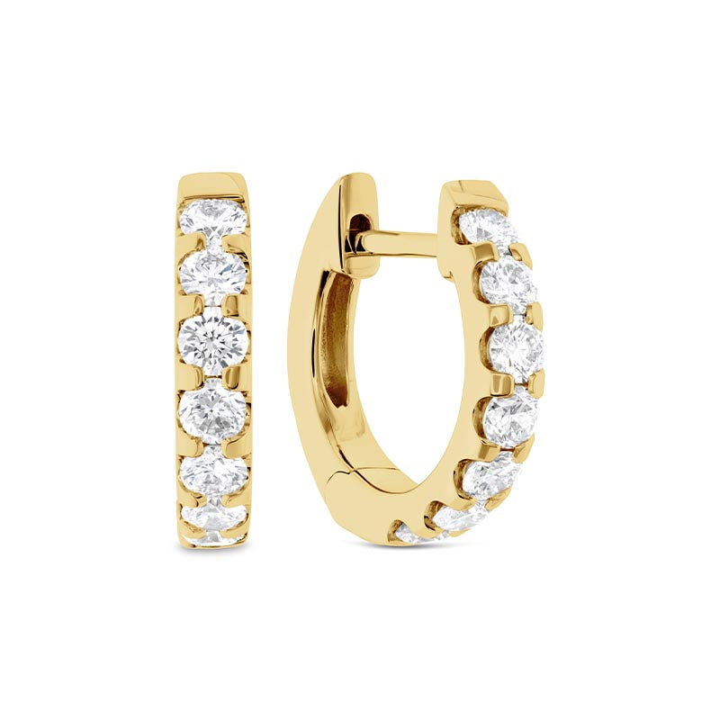 Mémoire Odessa Yellow Gold Hoop Earrings