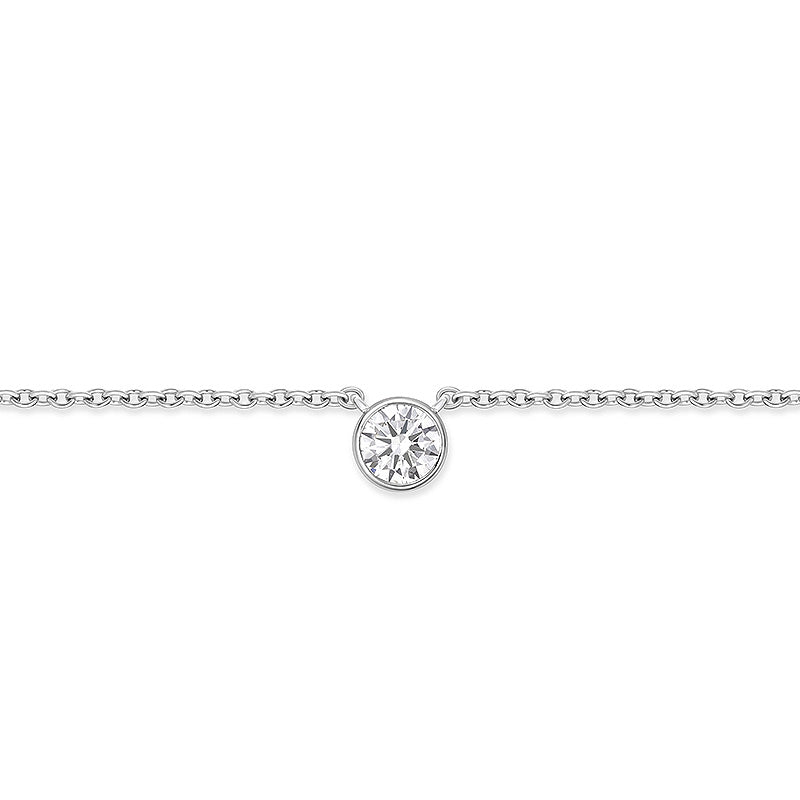 Mémoire Cascade White Gold Diamond Pendant