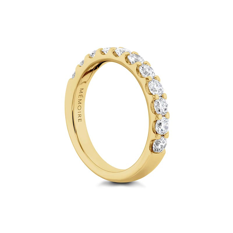 Mémoire Odessa 11-Stone Yellow Gold Diamond Band