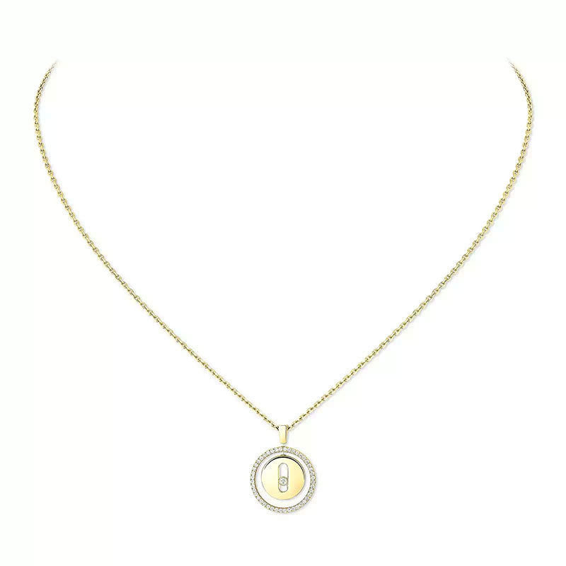 Messika Lucky Move PM Yellow Gold Diamond Necklace