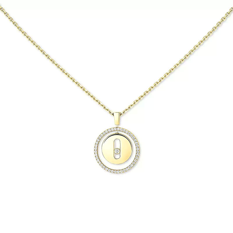 Messika Lucky Move PM Yellow Gold Diamond Necklace