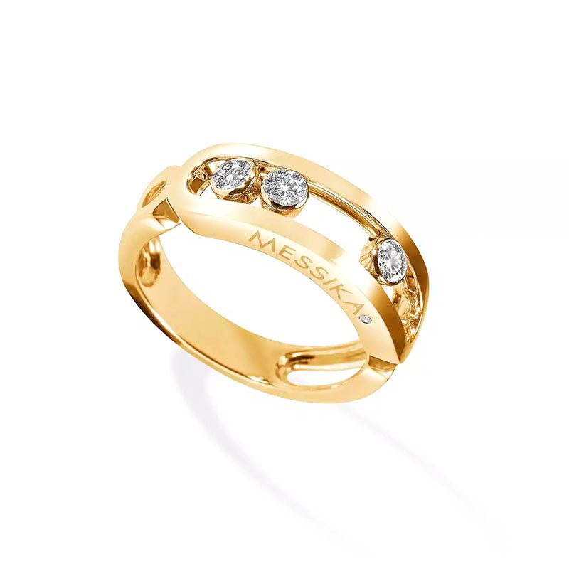 Messika Move Uno Yellow Gold Diamond Ring