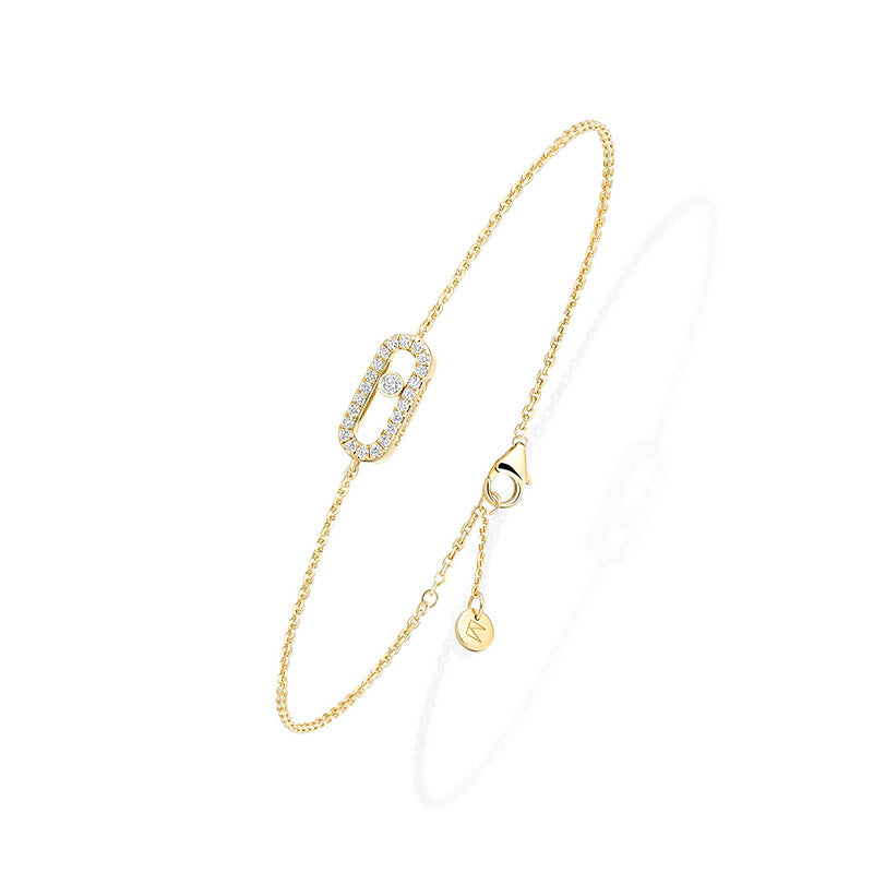 Messika Care(s) Yellow Gold Pavé Diamond Bracelet