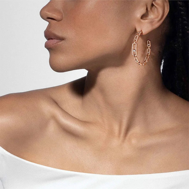 Messika Earrings 12523 RG model