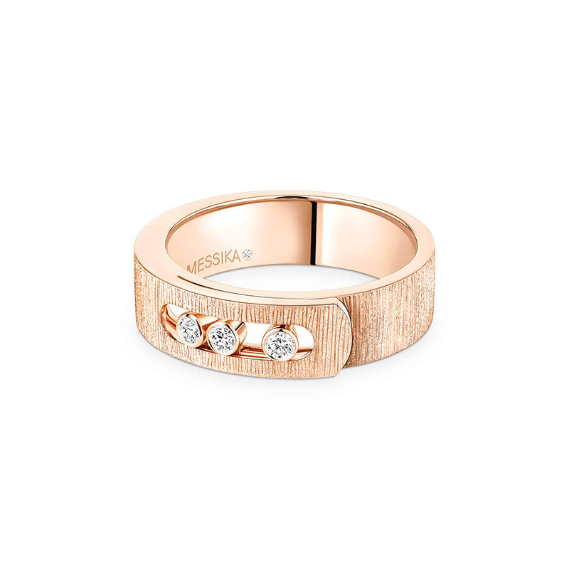 Messika Move Noa Ciselé Rose Gold Ring