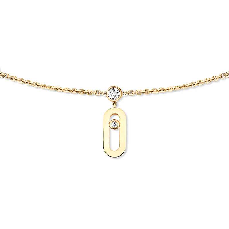 Messika Move Uno Yellow Gold Drop Pendant Choker