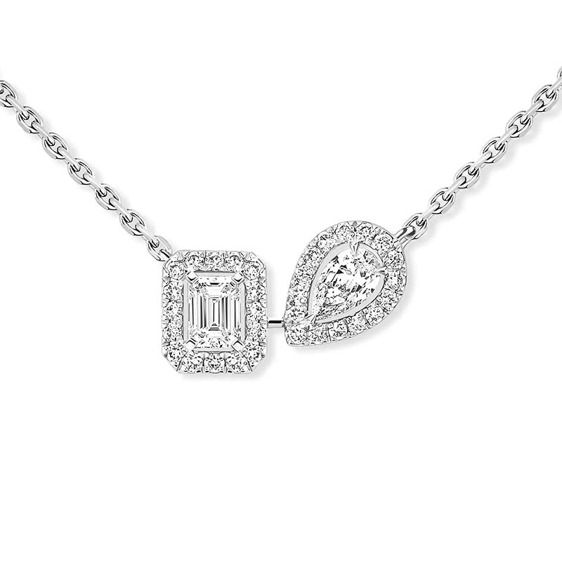Messika My Twin Toi & Moi White Gold Diamond Pendant