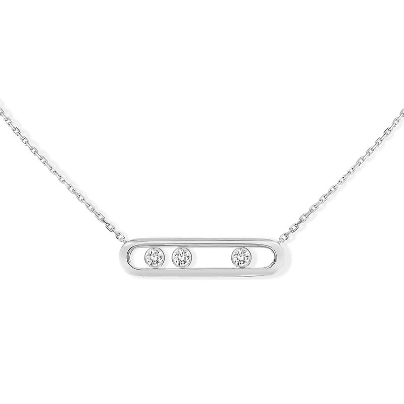 Messika Move Classic White Gold Diamond Necklace