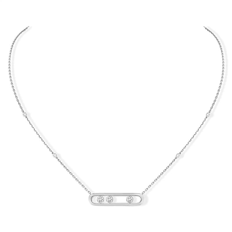 Messika Move Classic White Gold Diamond Necklace