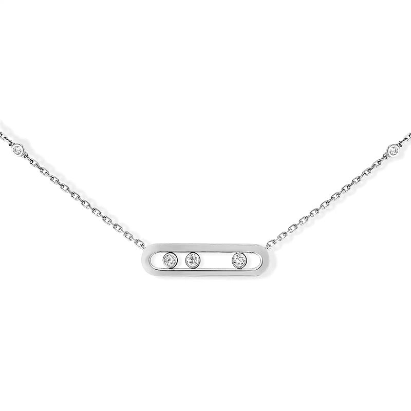 Messika Baby Move White Gold Diamond Necklace