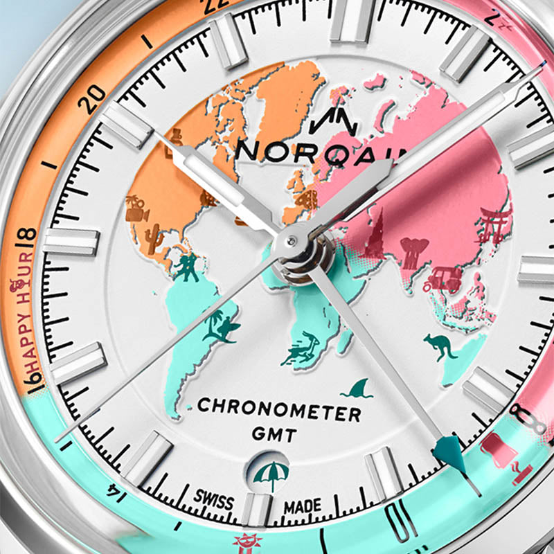 Norqain Limited Edition Enjoy Life "Holiday" Freedom GMT 40 N2100.22S02.W01.S01