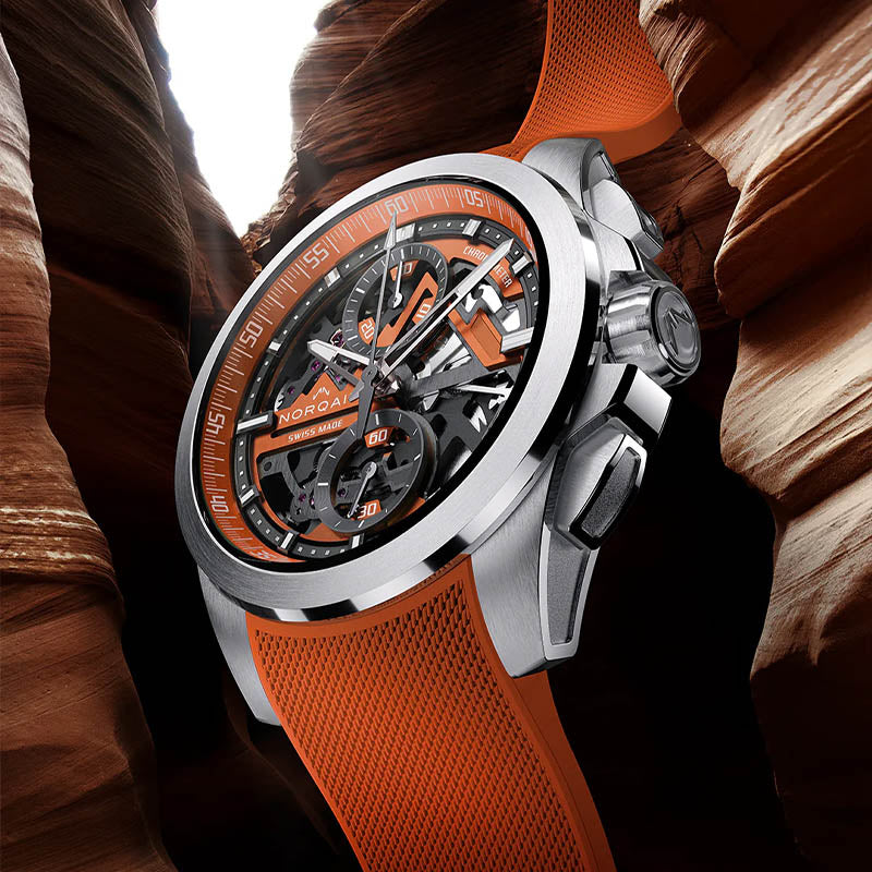 Norqain Independence Skeleton Chrono 42 N3200.40S01.O01.R01