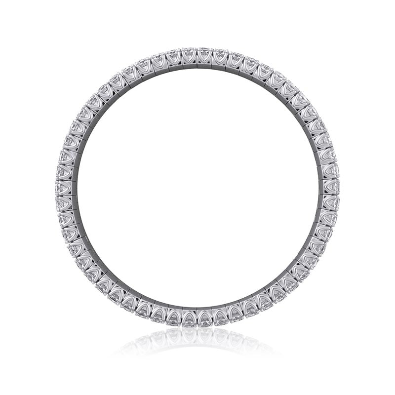 Picchiotti Xpandable ™ White Gold Emerald Cut Lover Diamond Bracelet
