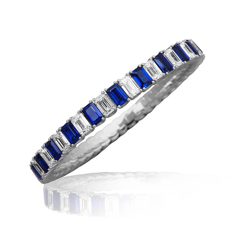 Picchiotti Xpandable ™ White Gold Sapphire & Diamond Bracelet