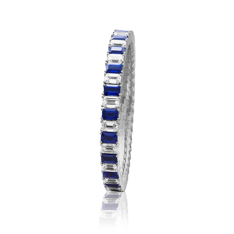 Picchiotti Xpandable ™ White Gold Sapphire & Diamond Bracelet
