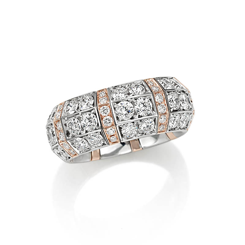 Picchiotti Xpandable ™ White & Rose Gold Ring