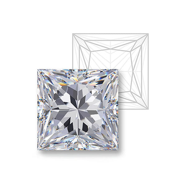 Princess Cut Diamond Knar Jewellery