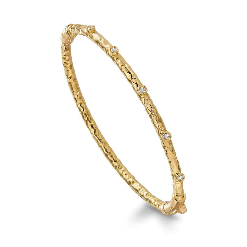 SOHO 18kt Yellow Gold and Yellow Enamel Bangle SO00796 Style No 120XSDD GOLD
