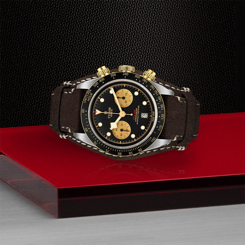 TUDOR BLACK BAY CHRONO SG 79363N CALFBRO 3