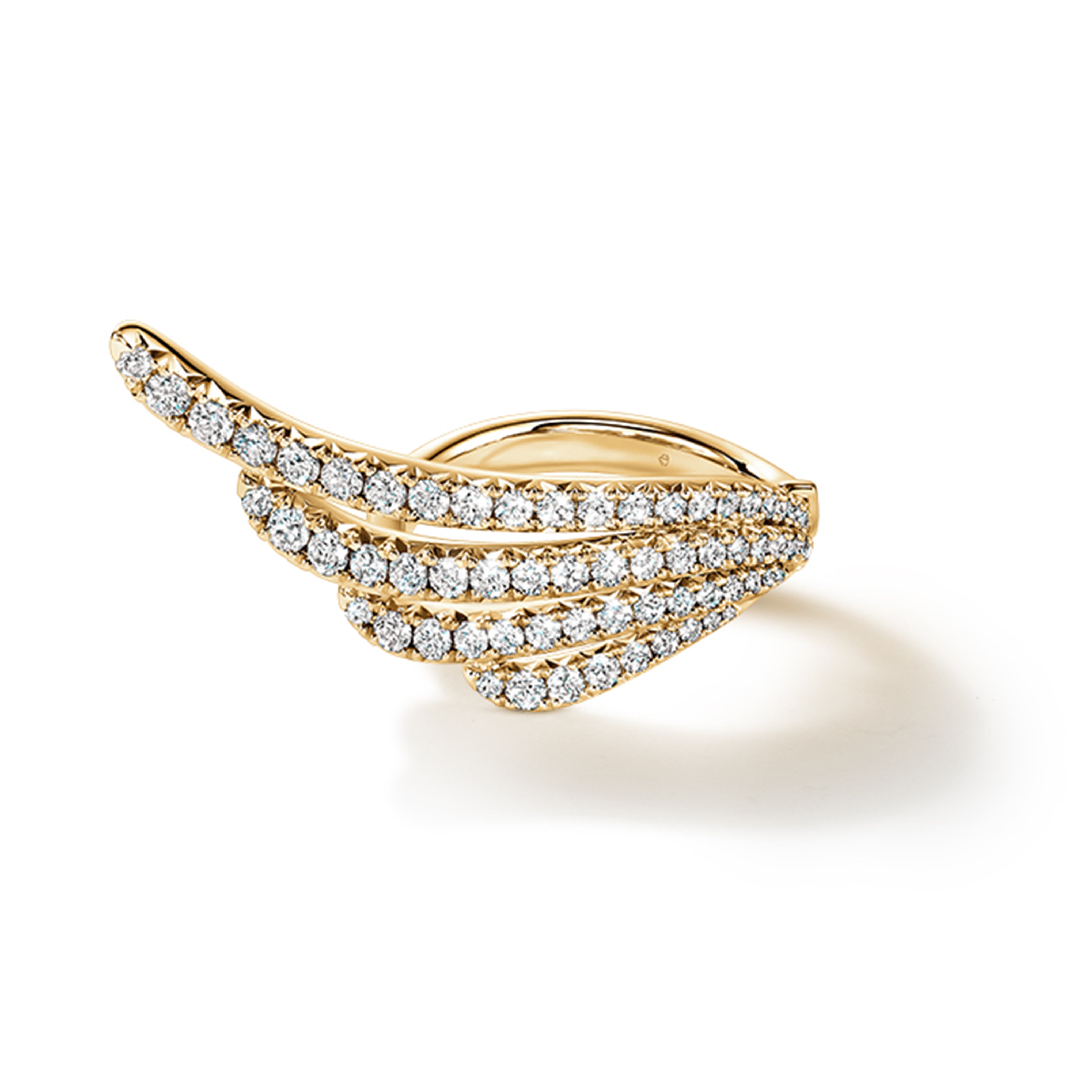 Hearts on Fire Vela Yellow Gold Diamond Cocktail Ring