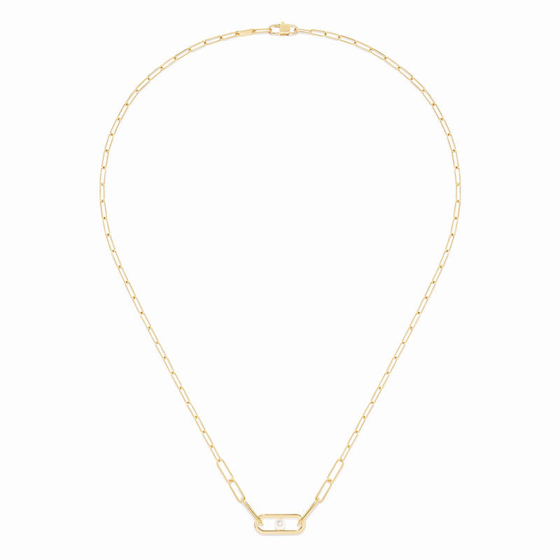 dihn van Maillon Yellow Gold Pearl Necklace