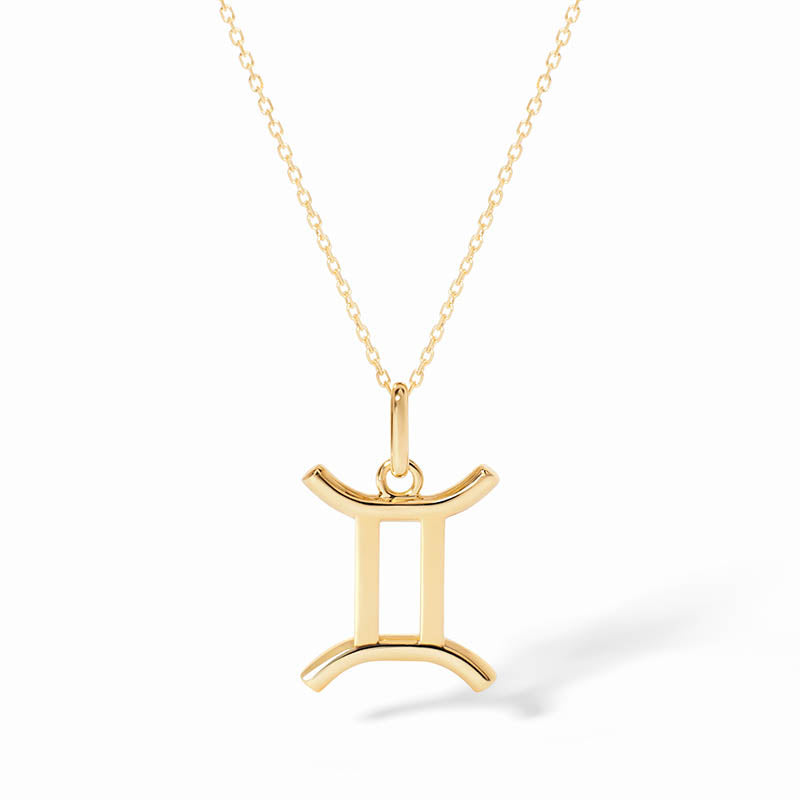 dihn van Yellow Gold Small Gemini Pendant